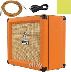 Orange Crush 20RT 20W Guitar Combo Amplifier Bundle with Pig Hog Cable & Cloth