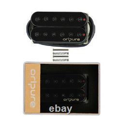 OriPure Alnico 5 HH Guitar Pickup Set Humbucker Neck Bridge Pickups 15-16K Black