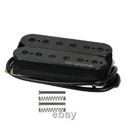 OriPure Alnico 5 HH Guitar Pickup Set Humbucker Neck Bridge Pickups 15-16K Black