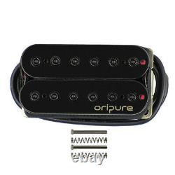 OriPure Alnico 5 HH Guitar Pickup Set Humbucker Neck Bridge Pickups 15-16K Black