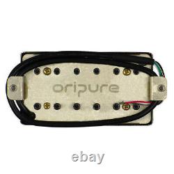 OriPure Alnico 5 HH Guitar Pickup Set Humbucker Neck Bridge Pickups 15-16K Black