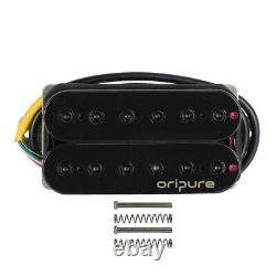 OriPure Alnico 5 HSS Strat Guitar Pickups Humbucker Single Coil Pickup Set Black