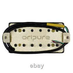 OriPure Alnico 5 HSS Strat Guitar Pickups Humbucker Single Coil Pickup Set Black