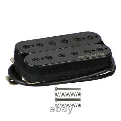 OriPure Alnico 5 Humbucker Pickups HH Guitar Neck & Bridge Pickup Set 7-9K Black