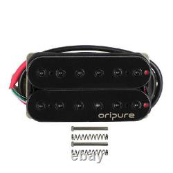 OriPure Alnico 5 Humbucker Pickups HH Guitar Neck & Bridge Pickup Set 7-9K Black