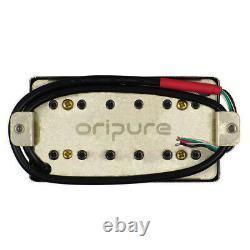 OriPure Alnico 5 Humbucker Pickups HH Guitar Neck & Bridge Pickup Set 7-9K Black