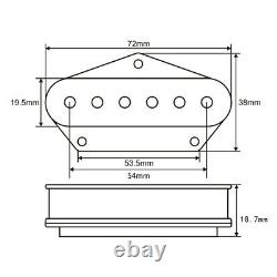 OriPure Handmade Alnico 5 Single Coil Tele Guitar Pickup Neck / Bridge / N+B Set