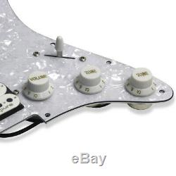 OriPure Loaded Strat HH Guitar Pickguard Prewired Alnico 5 Humbucker Pickup Set