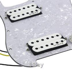 OriPure Loaded Strat HH Guitar Pickguard Prewired Alnico 5 Humbucker Pickup Set