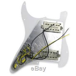 OriPure Loaded Strat HH Guitar Pickguard Prewired Alnico 5 Humbucker Pickup Set