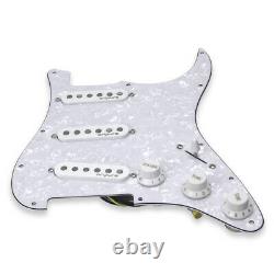 OriPure Prewired Alnico 5 Single Coil Pickup Pickguard Set for Strat SSS Guitar