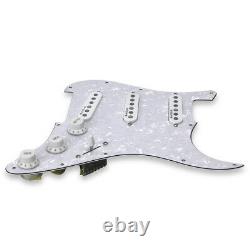 OriPure Prewired Alnico 5 Single Coil Pickup Pickguard Set for Strat SSS Guitar