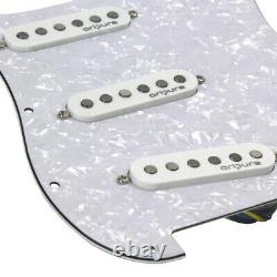 OriPure Prewired Alnico 5 Single Coil Pickup Pickguard Set for Strat SSS Guitar