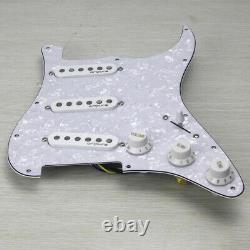 OriPure Prewired Alnico 5 Single Coil Pickup Pickguard Set for Strat SSS Guitar