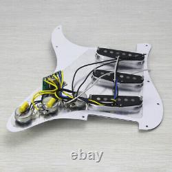 OriPure Prewired Alnico 5 Single Coil Pickup Pickguard Set for Strat SSS Guitar