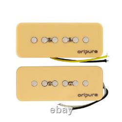 OriPure Soap Bar P90 Pickup Set Alnico 5 Neck + Bridge Pickups for SG LP Guitar