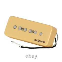 OriPure Soap Bar P90 Pickup Set Alnico 5 Neck + Bridge Pickups for SG LP Guitar