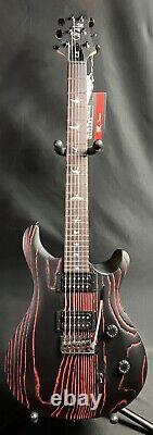 PRS SE Sandblasted CE 24 LTD Electric Guitar Sandblasted Red with Gig Bag (275)