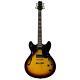 Peavey Jf-1 Hollow-body Jazz Style Electric Guitar, Sunburst #00532240