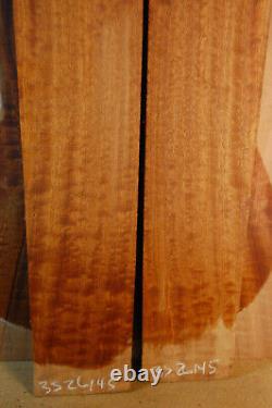Pomelle quartersawn quilted sapele tonewood guitar luthier set back sides