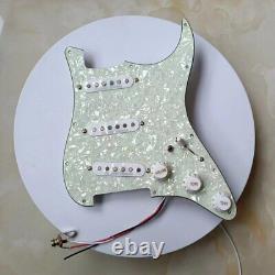 Prewired SSS ST Pickguard Set SD Alnico V Pickups Wiring Harness