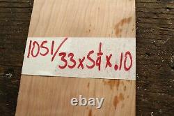 Quartersawn Curly black cherry acoustic guitar tonewood back and sides set 1051