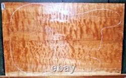 Quilted Curly Maple 8785 Luthier Solid Body Guitar Top Set 22x 14x. 4375