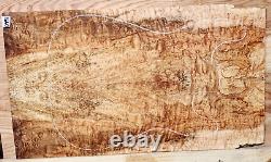 Quilted Maple Instrument Wood 0491 Luthier 5A Guitar Top Set 24x 14 x. 435