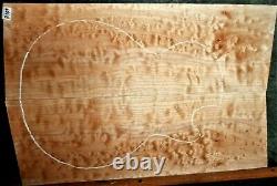 Quilted Maple LES PAUL Wood 8369 Luthier Carved Top Guitar Set 23.5 x 16 x. 75