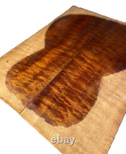 Quilted Pommele Sapele Acoustic Back and Sides Set Luthier Wood Tonewood