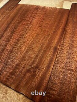 Quilted Pommele Sapele Acoustic Back and Sides Set Luthier Wood Tonewood #1