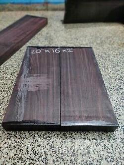 ROSEWOOD GUITAR blank 20 X 8 X 2 (set of 2 pieces same item in image)