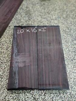 ROSEWOOD GUITAR blank 20 X 8 X 2 (set of 2 pieces same item in image)