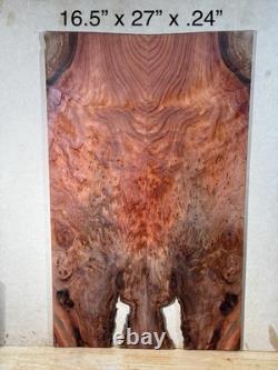 Redwood Lace Burl Book Matched Guitar Top Figured Wood Luthier Instrument