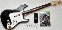 SEALED NEW XBox 360 ROCK BAND 3 GAME + Wireless GUITAR Bundle Set Fender 1 2 4