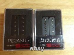 SEYMOUR DUNCAN Pegasus Trembucker & Sentient 6 String Guitar Pickup Set BLACK