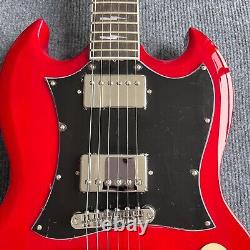 SG Electric Guitar Set-Neck Stop-Bar Bridge 22 Frets HH Pickups