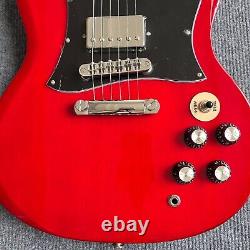 SG Electric Guitar Set-Neck Stop-Bar Bridge 22 Frets HH Pickups