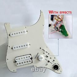 SSH Prewired Guitar St Pickguard Set, With Effects Humbucker Pickups for St