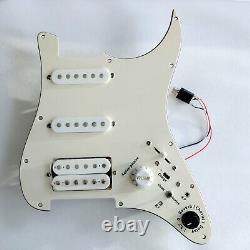 SSH Prewired Guitar St Pickguard Set, With Effects Humbucker Pickups for St