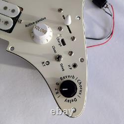 SSH Prewired Guitar St Pickguard Set, With Effects Humbucker Pickups for St