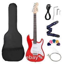 ST Electric Guitar 39 Inch 6 String 21 Frets Basswood Body Electric Guitar Set