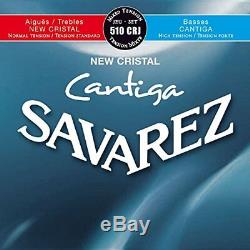 Savarez Classical Guitars Strings New Cristal Cantiga Set 510CRJ Mixed Tension r