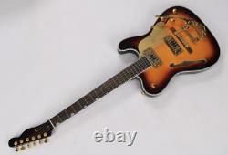 Semi Hollow Body TL Electric Guitar Gold Hardware Set In Joint VS Archtop