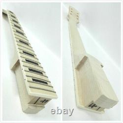 Semi-Hollow, NO-SOLDER Electric Guitar DIY, Set Neck, Maple Fretboard E-239 DIY-SMB