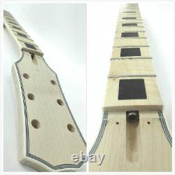 Semi-Hollow, NO-SOLDER Electric Guitar DIY, Set Neck, Maple Fretboard E-239 DIY-SMB