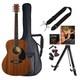 Sepia Crue Acoustic Guitar Beginner's Entry Set Folk Guitar Type Fg-10/mh Mahoga