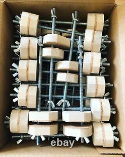 Set of 30 Luthier's Clamps (Spool Clamps) for Guitar Building