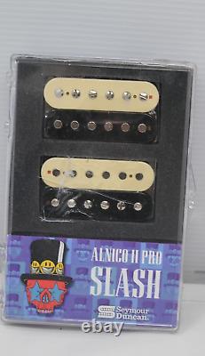 Seymour Duncan Alnico II Pro SLASH SIGNATURE Zebra Guitar Pickups Set CASE CRACK