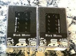 Seymour Duncan Black Winter Guitar Trembucker / Humbucker Pickup Set, Black